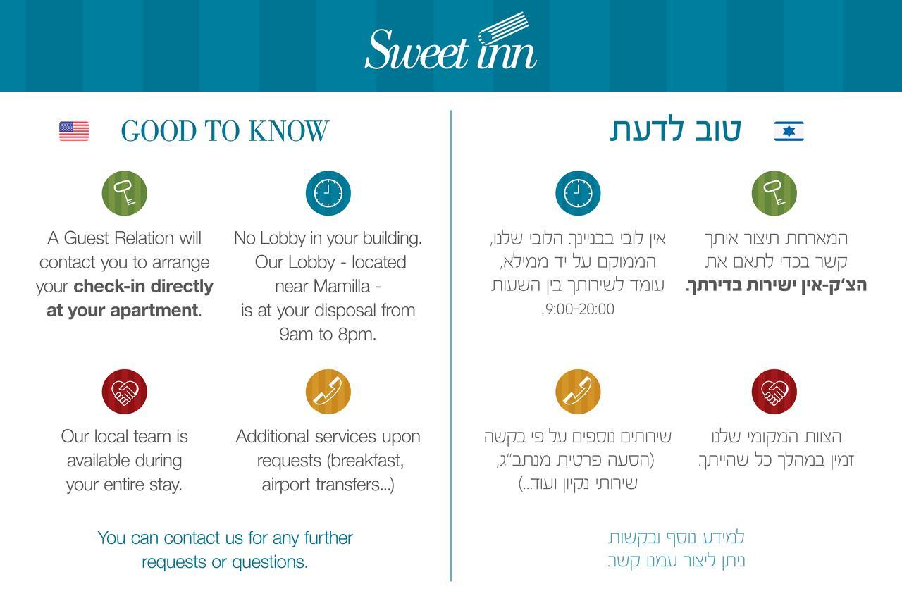 Sweet Inn - Smats Street Jeruzalem Buitenkant foto